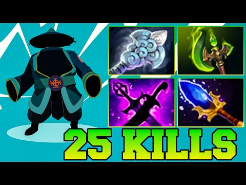 25 Kills Storm Spirit Dota 2 Pro Gameplay Guide Item Build Highlights Skills Mid Patch - 7.37