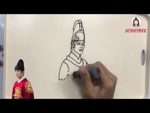 Mr.Queen #철인왕후 Pancake Art bp17 - Kim Jung-hyun [김정현], Cheoljong MISSING YOU | Honeybee