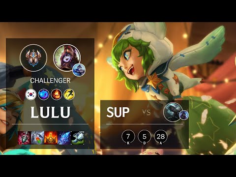 Lulu Support vs Senna - KR Challenger Patch 10.13