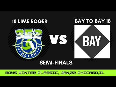 352 Elite 18 Lime Roger vs Bay to  Bay Semi Finals Set 2  EPIC MATCH PART 2 @BWVCC
