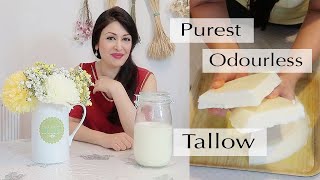 Ancestral Wet Method to Get Purest White & odourless Tallow in Just a Simple Pot Purifying Rendering