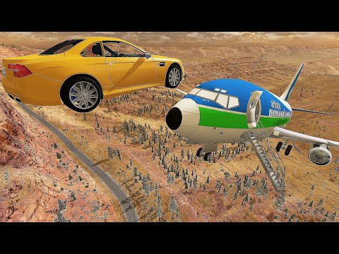 Open Bridge Crashes over Giant Airbus - Beamng drive | Foolish Driver
