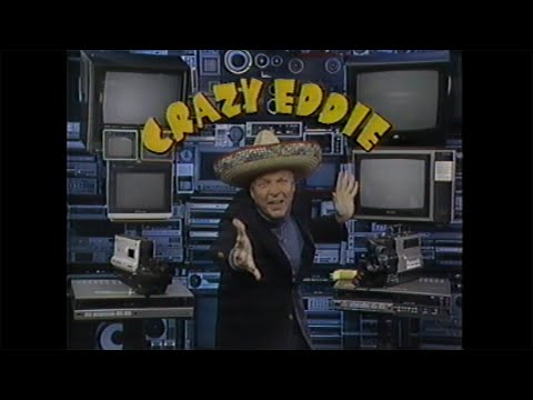 From 1986: Crazy Eddie ads