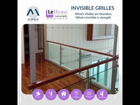 Ss window invisible grills