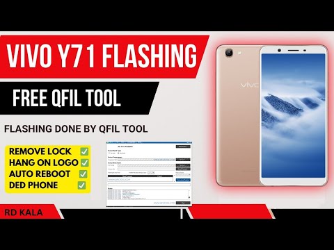 Vivo Y71 Flash Using QFIL Tool | Vivo Hang On Logo Solution | Vivo Y71 Me Software Dale |