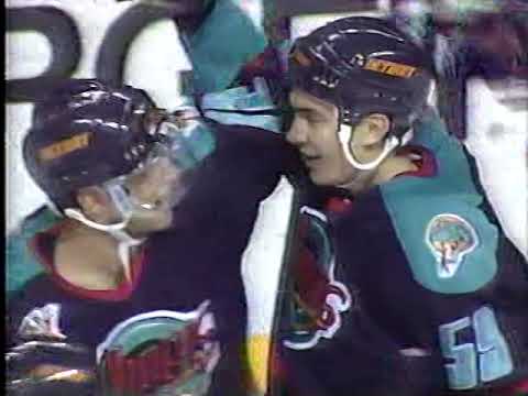 Jason Woolley & Miroslav Satan Score against 99 All-Stars