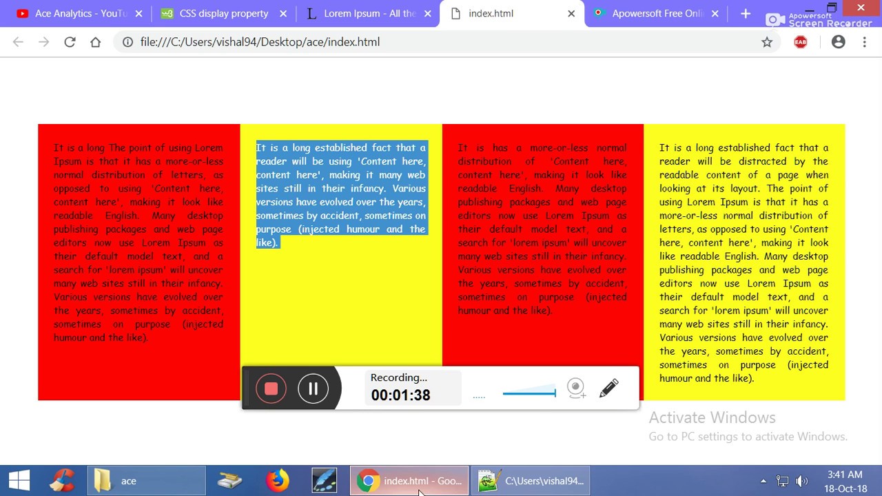 Ep9 - Equal Height Grid Column