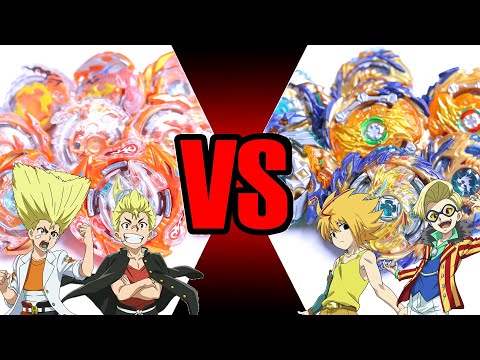 ALL FAFNIR BEYS vs ALL RAGNARUK BEY | Beyblade Burst Super King ベイブレードバーストスーパーキング