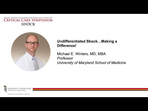 Undifferentiated Shock…Making a Difference!