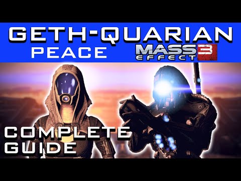Mass Effect 3 - How to Save the Geth and Quarians with Peace (STEP-BY-STEP GUIDE)
