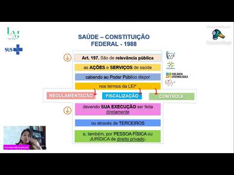 AULA   SAÚDE NA CONSTITUIÇÃO FEDERAL - ARTS. 196 AO 200