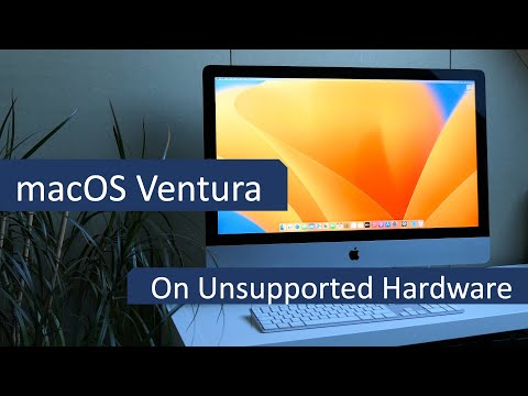 Install macOS Ventura on unsupported models