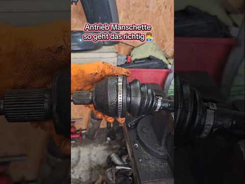Antriebswelle Manschette wechseln.