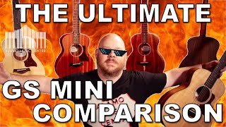 Video thumbnail for The ULTIMATE Taylor GS Mini Comparison! - GS Mini Koa vs Walnut vs Mahogany vs Spruce vs Ovangkol by Alamo Music Center