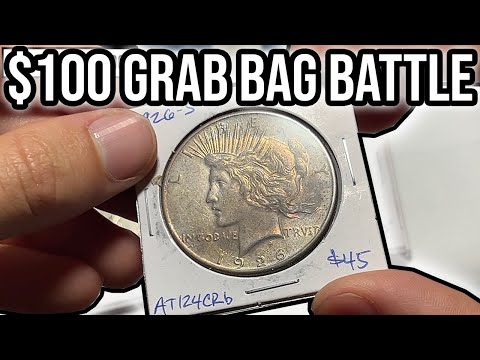 SILVER & MORE: $100 Mystery Coin Grab Bag Unboxing Battle vs. ‪@Silverpicker