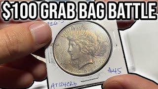 SILVER & MORE: $100 Mystery Coin Grab Bag Unboxing Battle vs. ‪@Silverpicker
