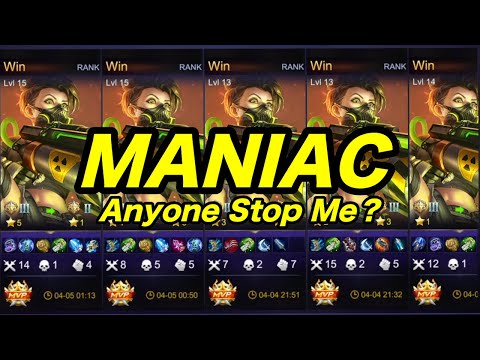 Nonstop Winning Kimmy/Machine Gun shooting/Best Build（MANIAC）