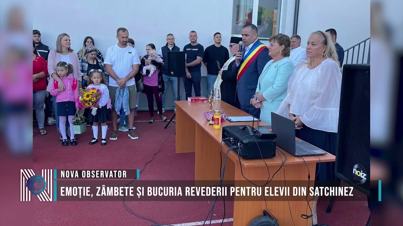 Emoție, zâmbete și bucuria revederii pentru elevii din Satchinez