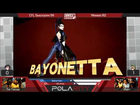 CFL Smackdown 94 WIiU Arcadian - The Toolbag (Bayonetta) vs Pooty (Luigi) - Winners R2