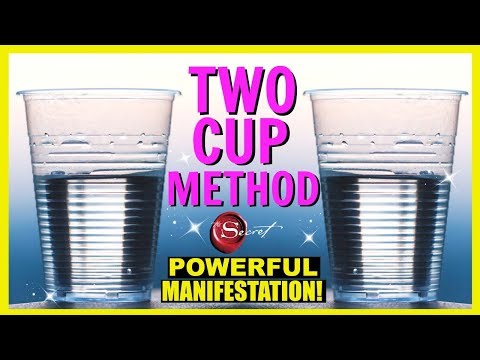 Powerful TWO CUP Method To Manifest Anything You Want! │ Law Of Attraction Video
