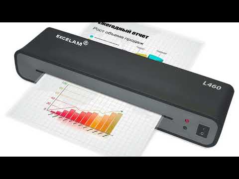 Semi automatic excelam xl-12 hot and cold pouch laminator