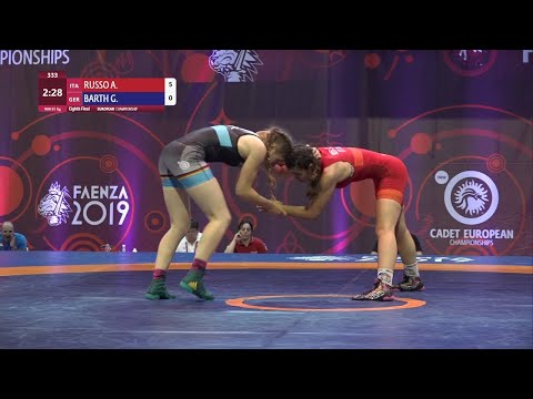 1/8 WW - 61 kg: A. RUSSO (ITA) v. G. BARTH (GER)