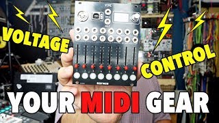 Video thumbnail for VOLTAGE CONTROL YOUR MIDI GEAR! with the Befaco VCMC by DivKid