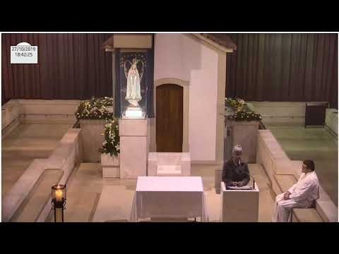 TERÇO a Nossa Senhora de Fátima na Capelinha das Aparições 27.10.2019 pm