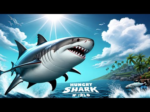 Hungry Shark World: Shin Sharkjira Unleashed | Game With Raghu