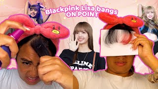 Getting unmovable bangs like Blackpink's Lisa