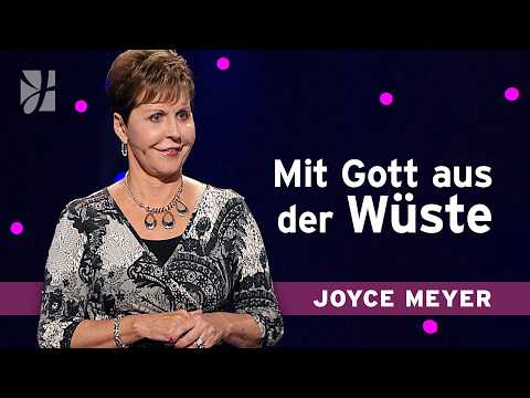 Enjoy your life – that's how you leave the desert 💡 – Joyce Meyer – Thoughts and words guide