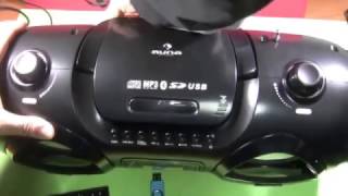 auna Soundblaster M Boombox con Bluetooth 3 0 Opiniones