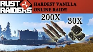 Rust - HARDEST VANILLA ONLINE RAID #Rust Raiders ├English|Deutsch┤