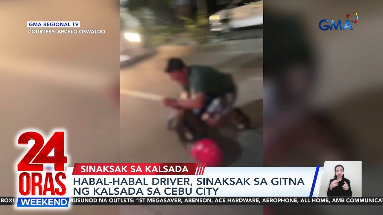 Habal-habal driver, sinaksak sa gitna ng kalsada sa Cebu City | 24 Oras Weekend