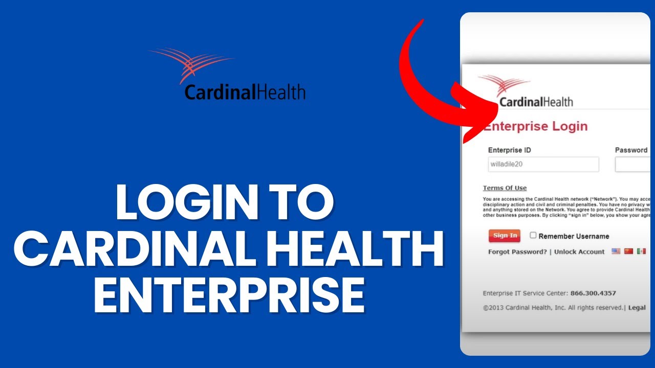 How to Login to Cardinal Health Enterprise Account 2024?