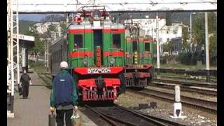 preview picture of video 'ВЛ22 WL22 shunting and depart from Kutaisi2'