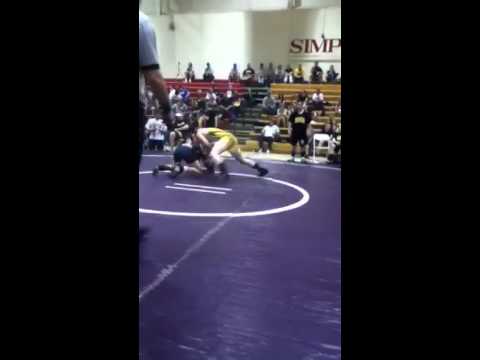 Logan Ritchie wrestling