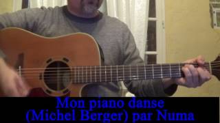 Mon piano danse  (Michel Berger) reprise guitare voix
