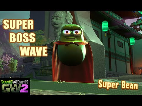 Super Bean ** SUPER BOSS WAVE**  Graveyard Ops - Plants vs Zombies - GW2