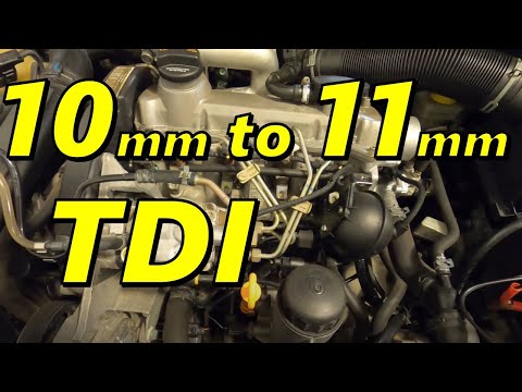 10mm to 11mm VW TDI fuel injection pump swap - Bosch "VE" upgrade on 1.9 ALH Diesel Jetta Golf Bora!