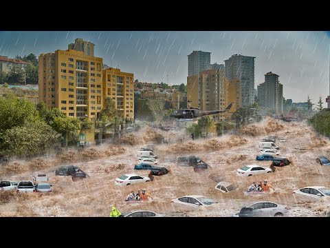 Argentina becomes the ocean! Water destroys everything, Extreme flooding in El Trébol, Santa Fe