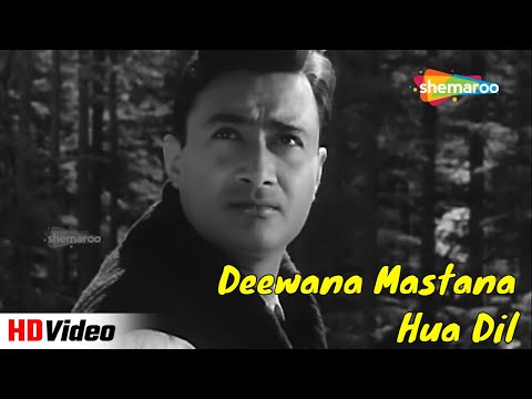 BOMBAI KA BABU (1960) | Deewana Mastana Hua Dil Jaane | Dev Anand | Mohd Rafi | Asha Bhonsle