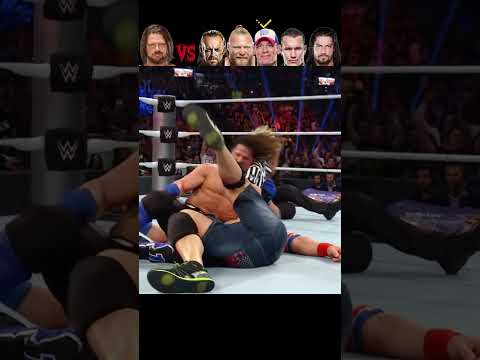 AJ Styles vs WWE Legends