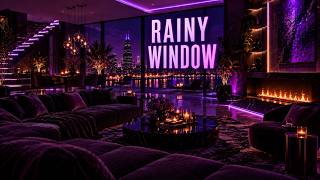 Rainy Window 🌧️ Chill R&B Mix | Late Night Vibes, Candlelit Comfort & Sleep Music