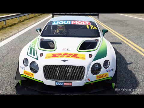 Project Cars 3 Bentley Continental GT3 on California Highway Gameplay 1080p 60FPS