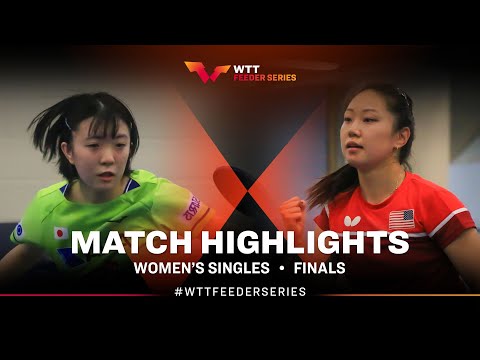 Haruna Ojio vs Lily Zhang | WTT Feeder Westchester Women's Singles Final HIGHLIGHTS