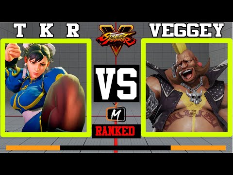 SFV CE 🥋 T_K_R (chun li) VS (birdie) Zero Nation | Veggey