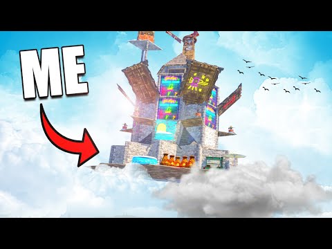 I Created The GREATEST Solo Sky Fortress in Rust