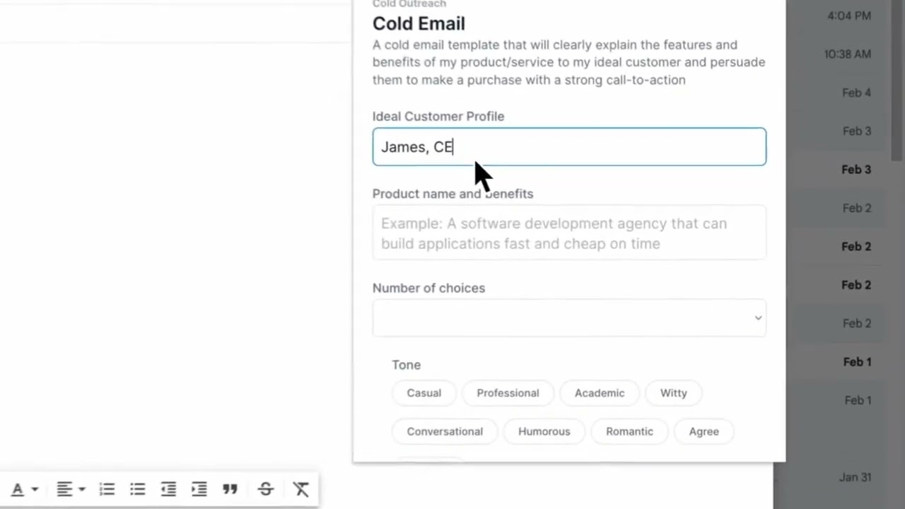 Create Cold Emails that work with WritePanda.ai