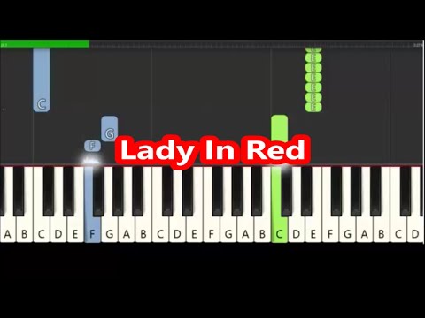The Lady in Red - Chris de Burgh piano tutorial